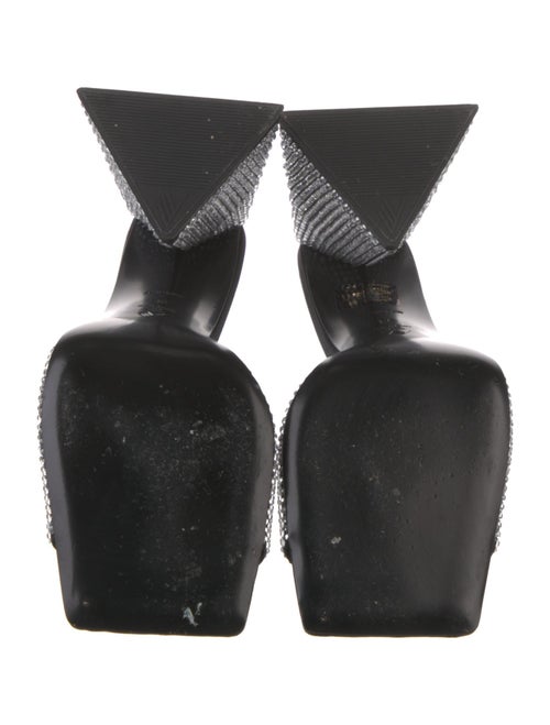 Attico Crystal Crystal Embellishments Mules