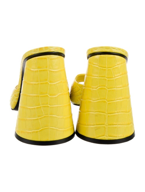 Attico Embossed Leather Sandals