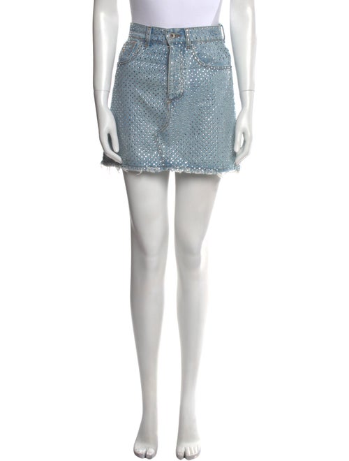 Attico Studded Accents Mini Skirt