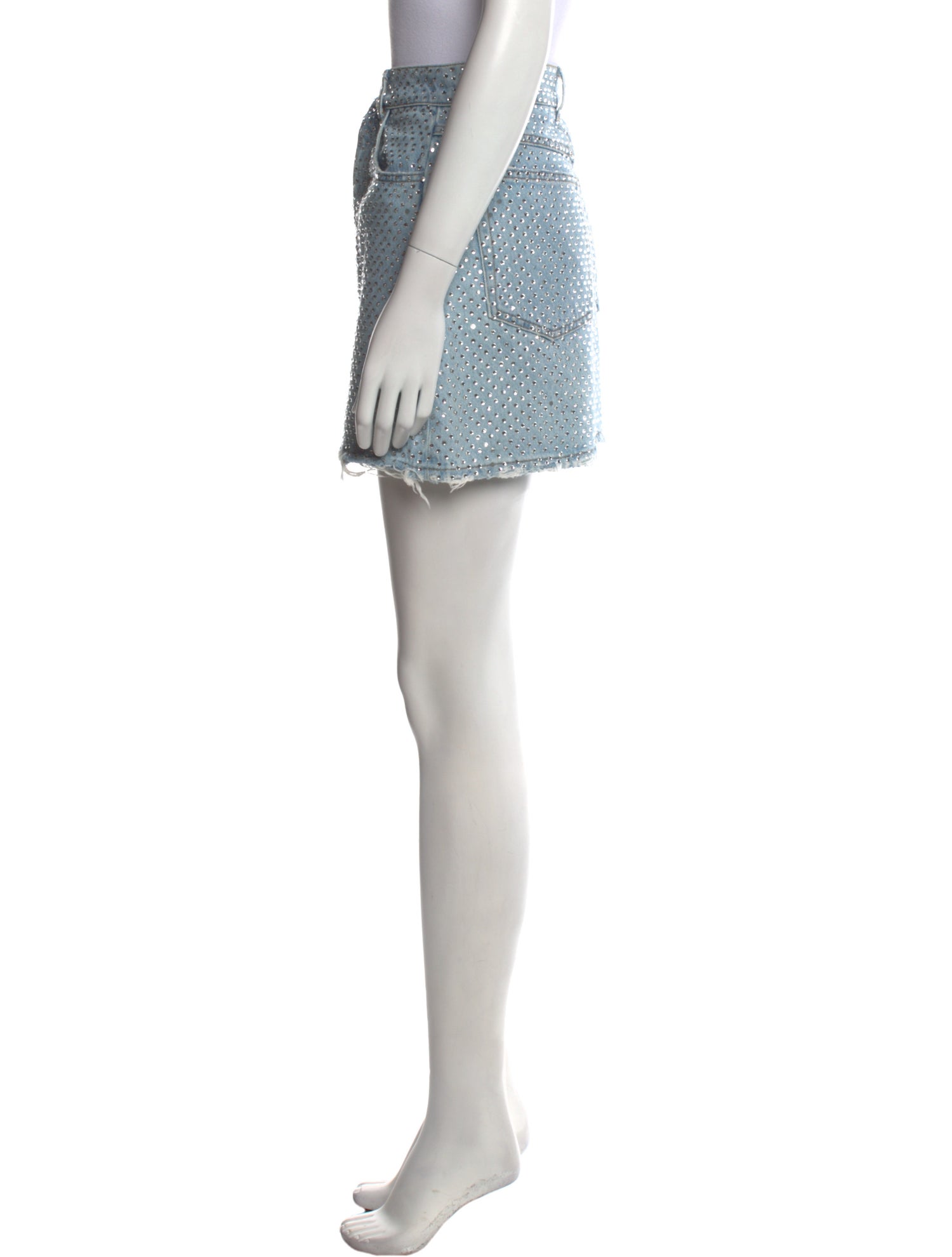 Attico Studded Accents Mini Skirt