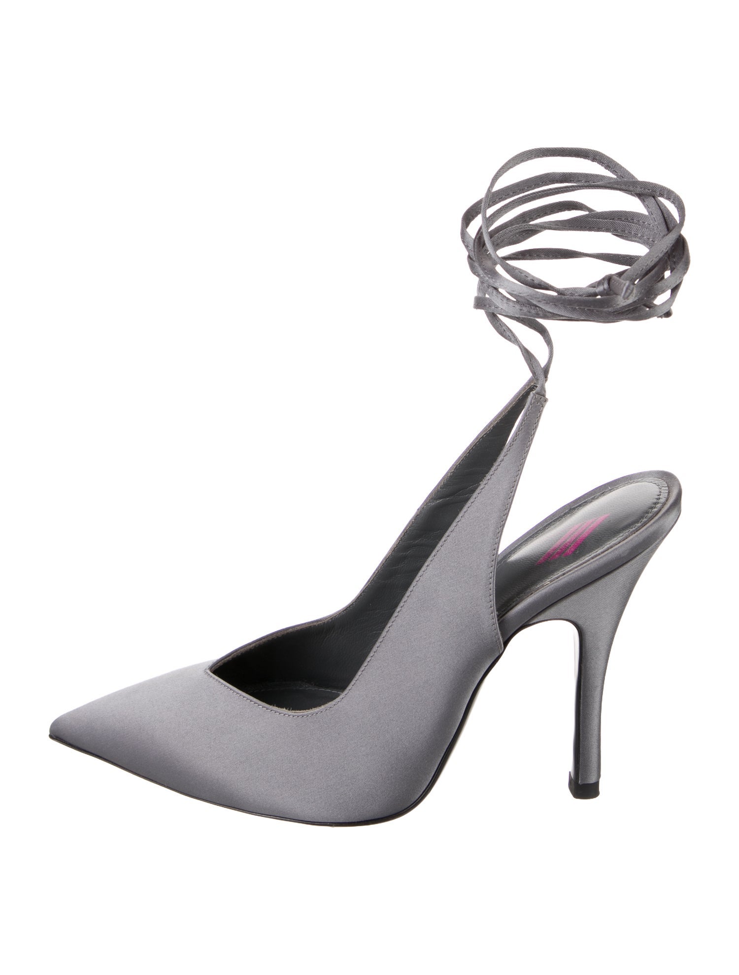 Attico Satin Slingback Pumps