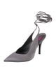 Attico Satin Slingback Pumps