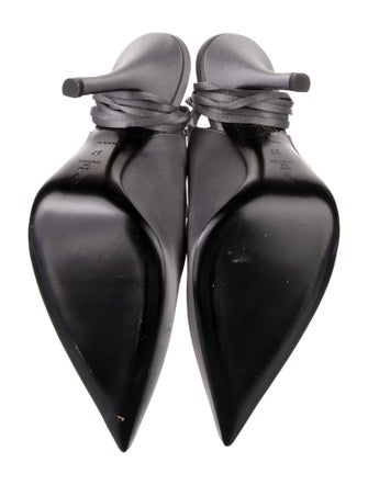 Attico Satin Slingback Pumps