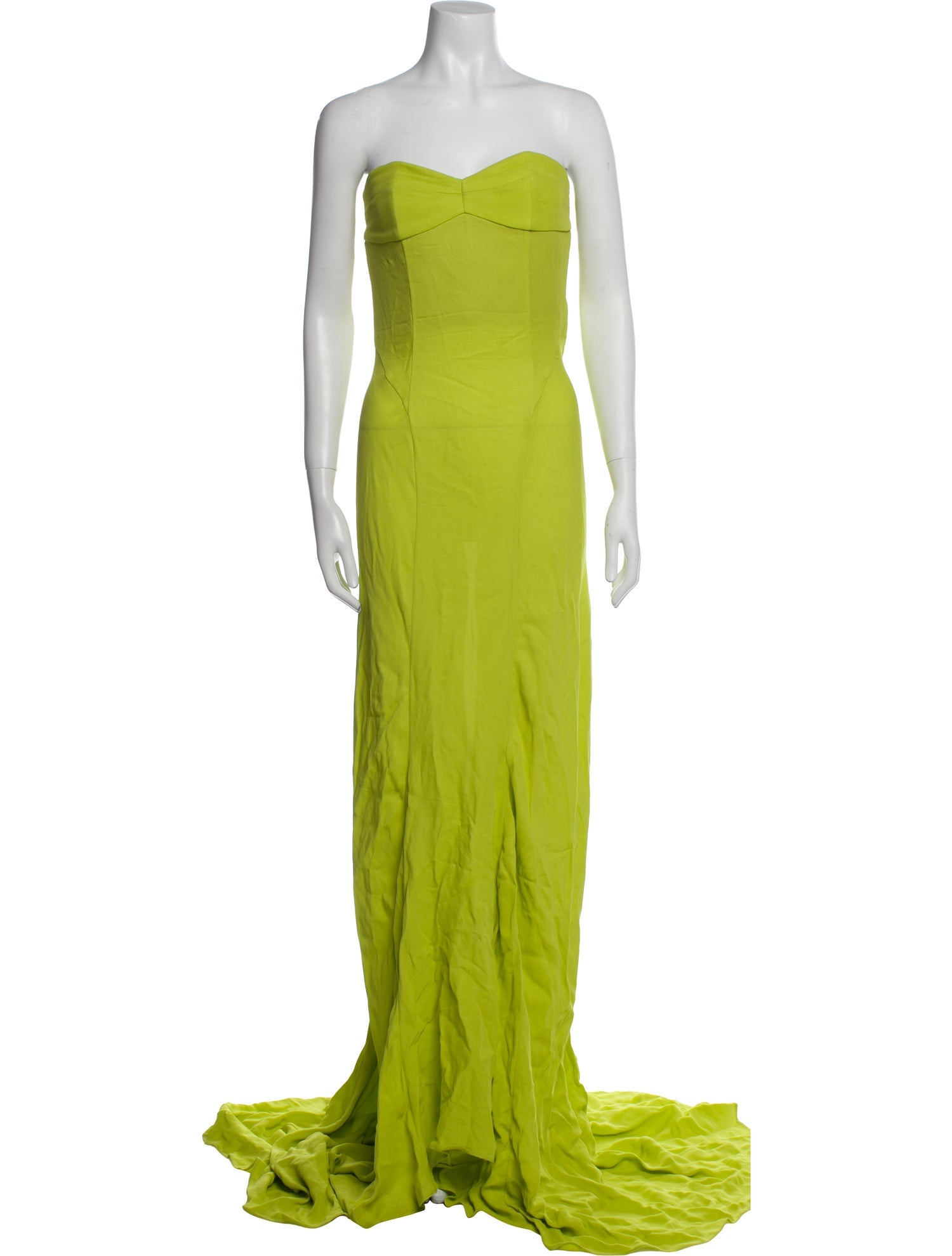 Attico Strapless Long Dress