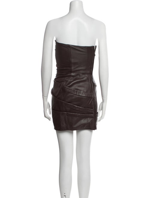 Attico Lambskin Mini Dress