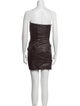 Attico Lambskin Mini Dress