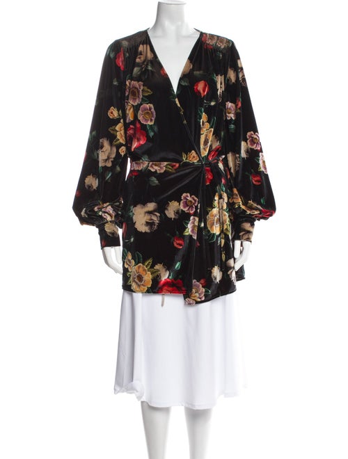 Attico Floral Print Mini Dress