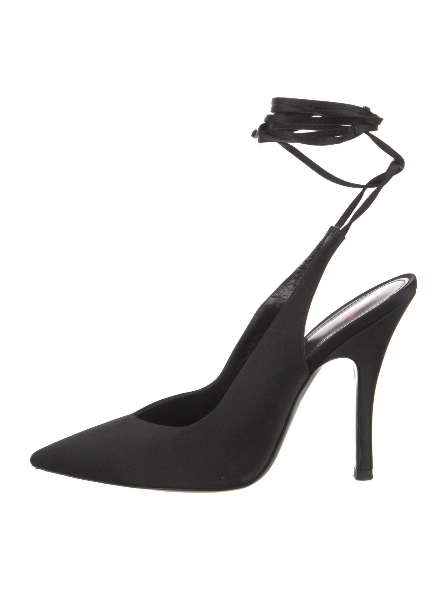 Attico Satin Slingback Pumps