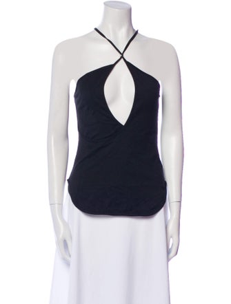Attico Halterneck Sleeveless Top