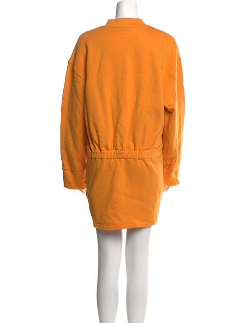 Attico Mock Neck Mini Dress