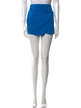 Attico Pleated Accents Mini Skirt