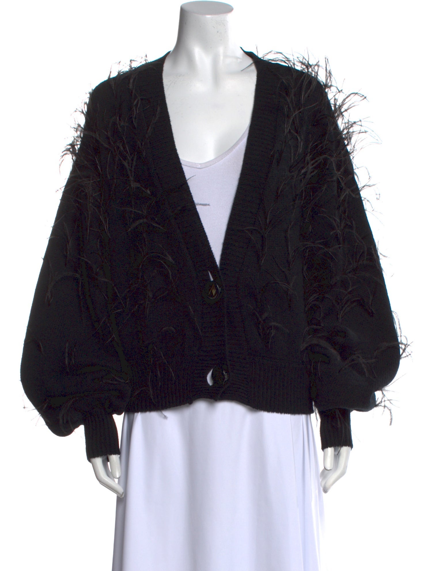 Attico Lambswool V-Neck Sweater