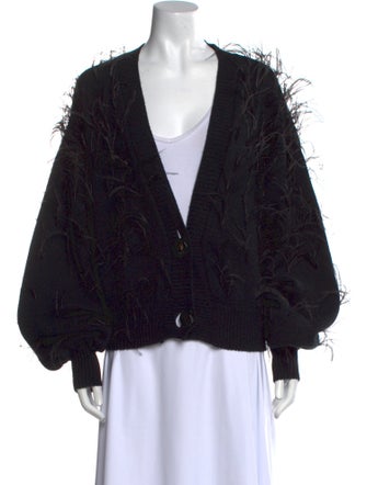 Attico Lambswool V-Neck Sweater