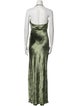 Attico Printed Long Dress