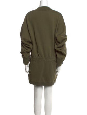 Attico V-Neck Mini Dress