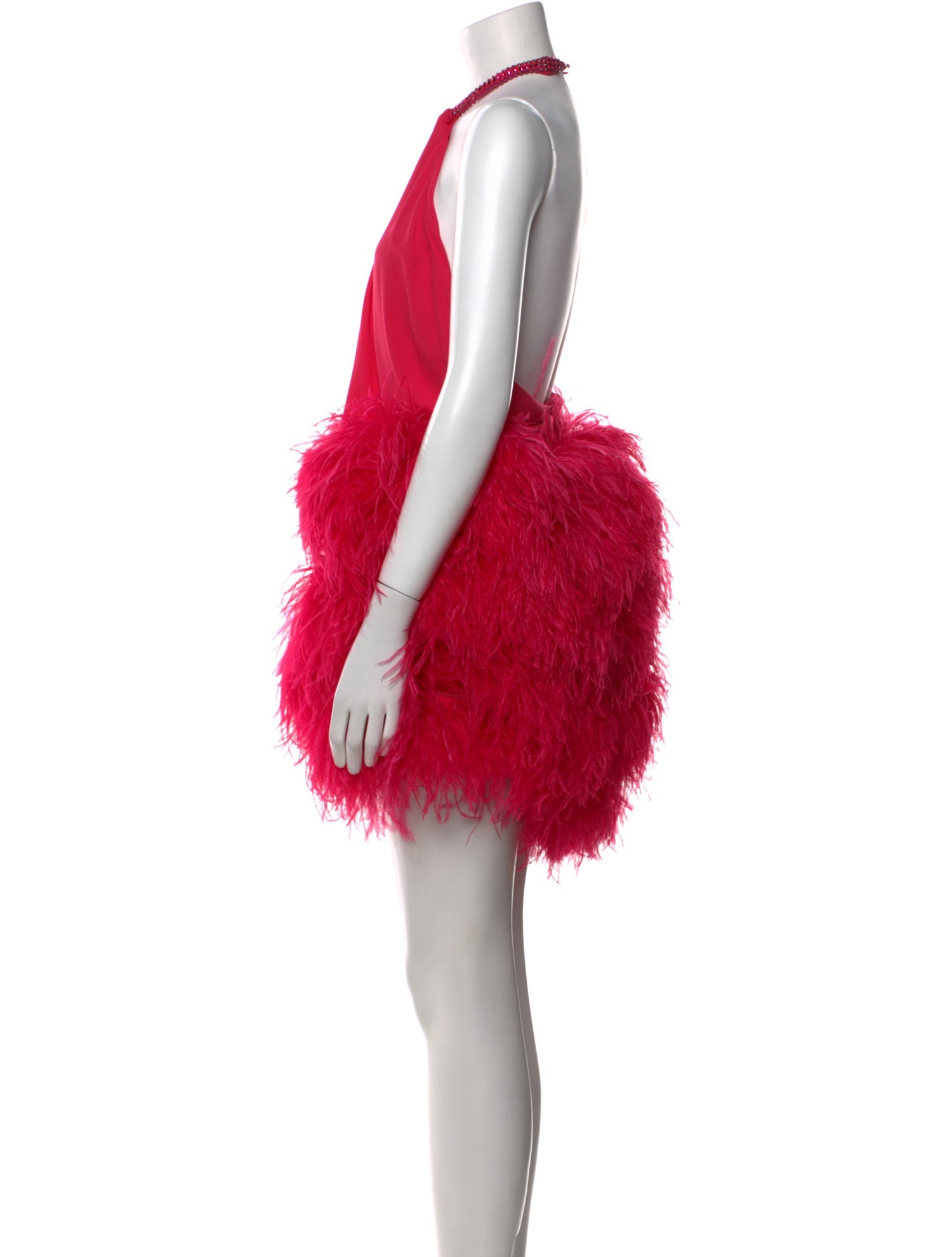 Attico Halterneck Midi Length Dress w/ Tags