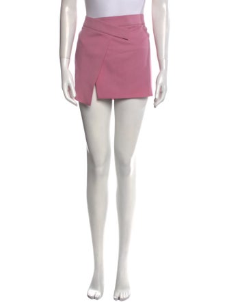 Attico Virgin Wool Mini Skirt