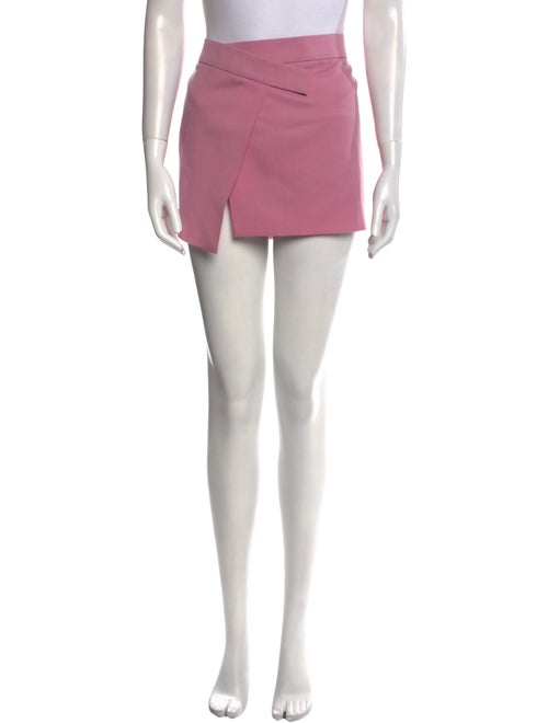 Attico Virgin Wool Mini Skirt