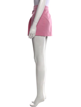 Attico Virgin Wool Mini Skirt