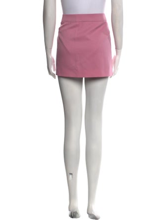 Attico Virgin Wool Mini Skirt