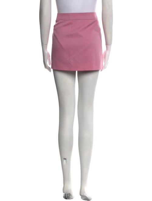 Attico Virgin Wool Mini Skirt