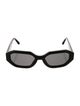 Attico x Linda Farrow Mini Marfa Square Sunglasses