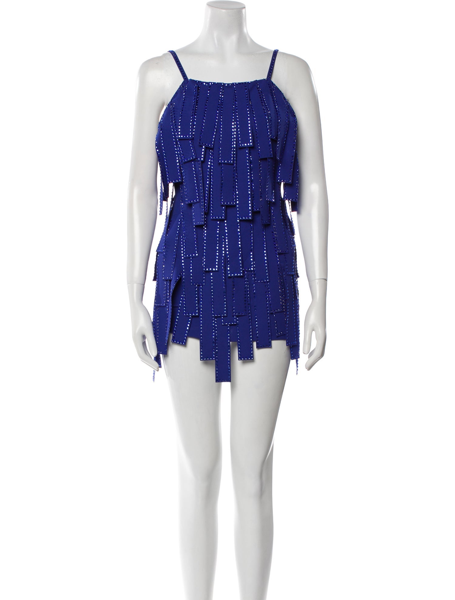 Attico Polka Dot Print Mini Dress