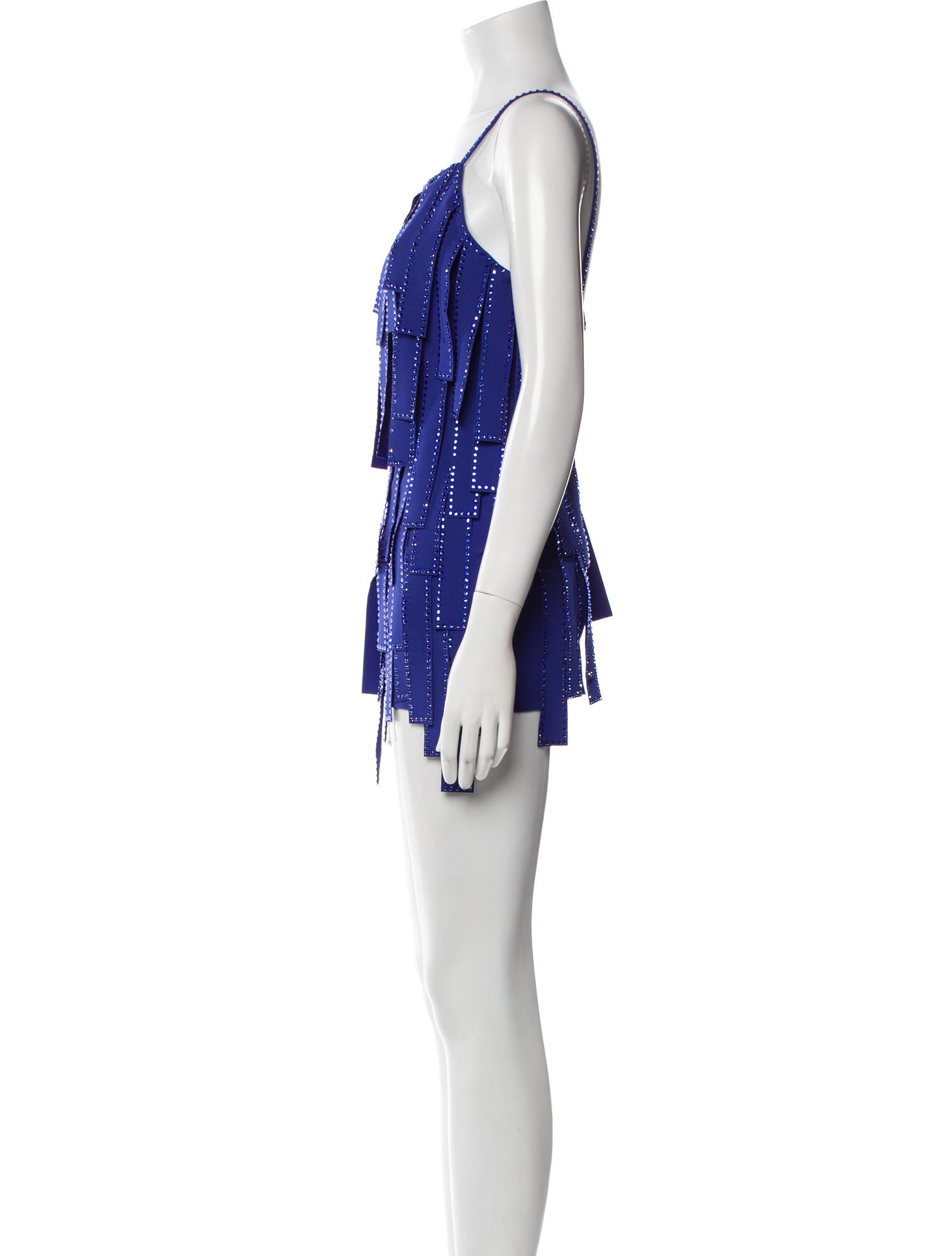 Attico Polka Dot Print Mini Dress