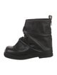Attico Leather Combat Boots