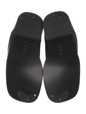 Attico Leather Combat Boots