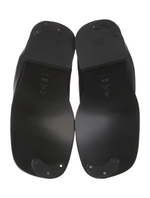 Attico Leather Combat Boots