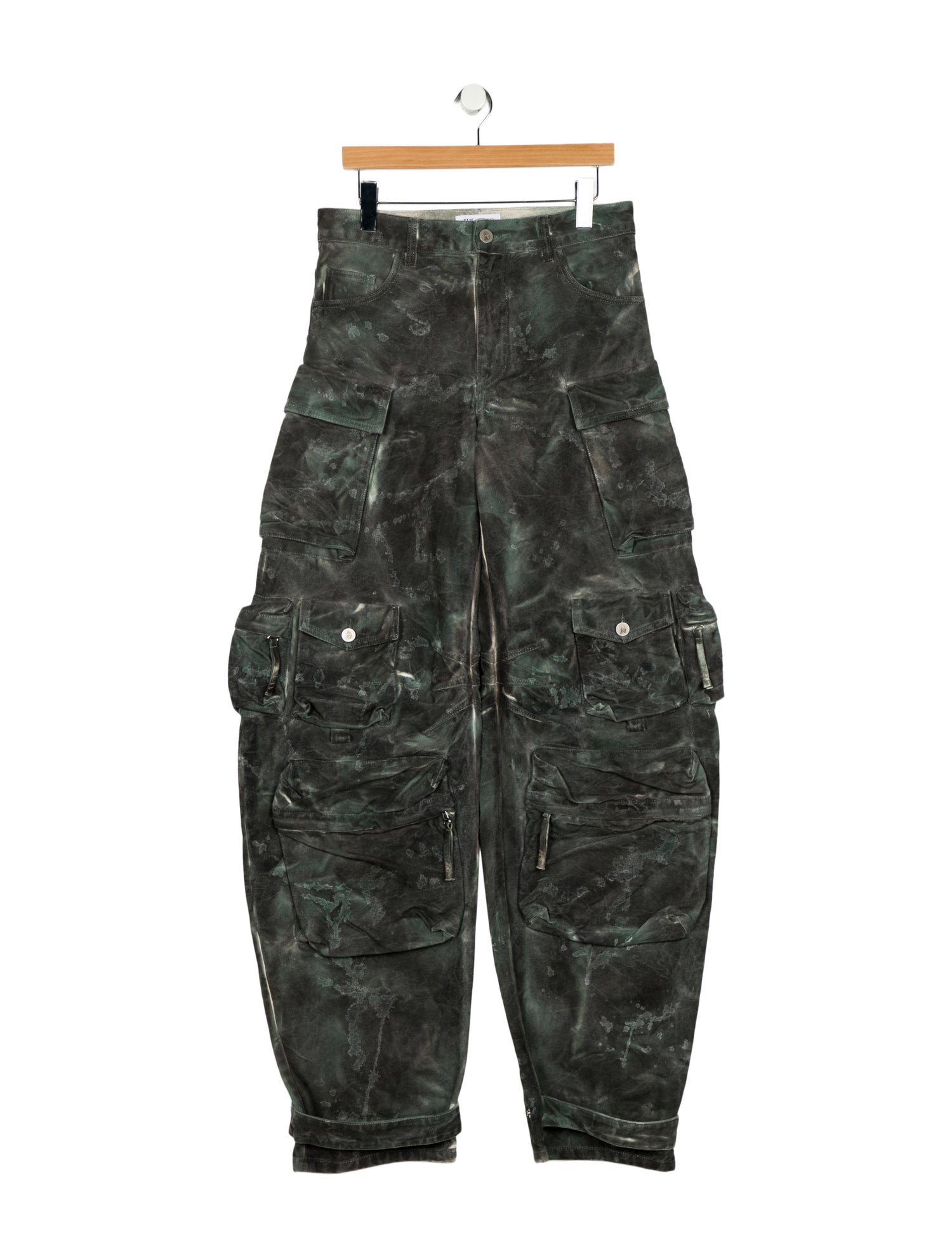 Attico High-Rise Wide Leg Jeans