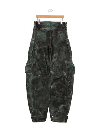 Attico High-Rise Wide Leg Jeans