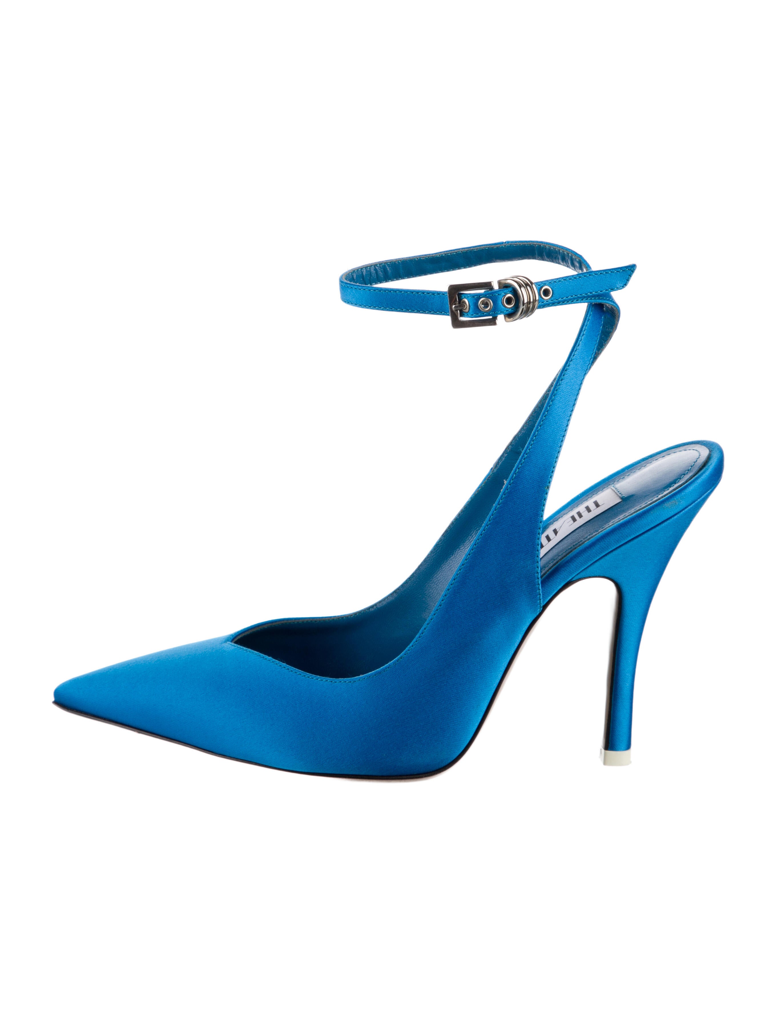 Attico Satin Slingback Pumps