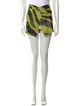 Attico Animal Print Mini Skirt