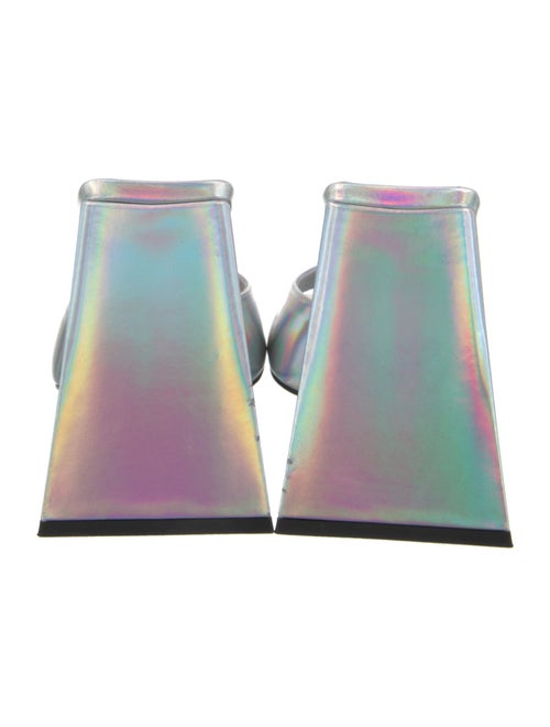 Attico Leather Slides