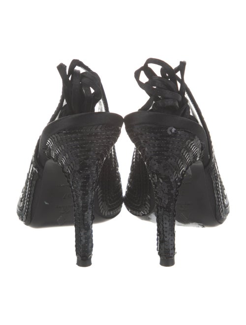 Attico Sequins Slingback Pumps