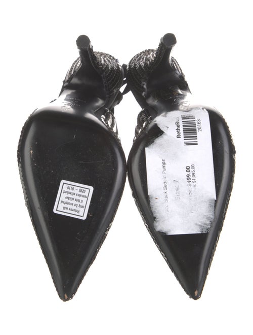 Attico Sequins Slingback Pumps