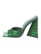 Attico Glitter Slides