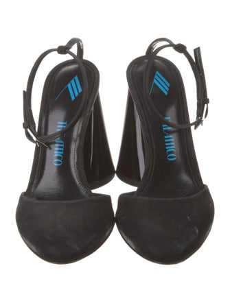 Attico Leather D'Orsay Pumps