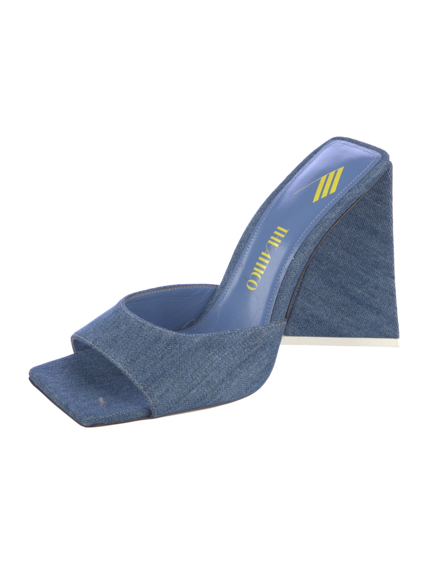 Attico Denim Slides w/ Tags