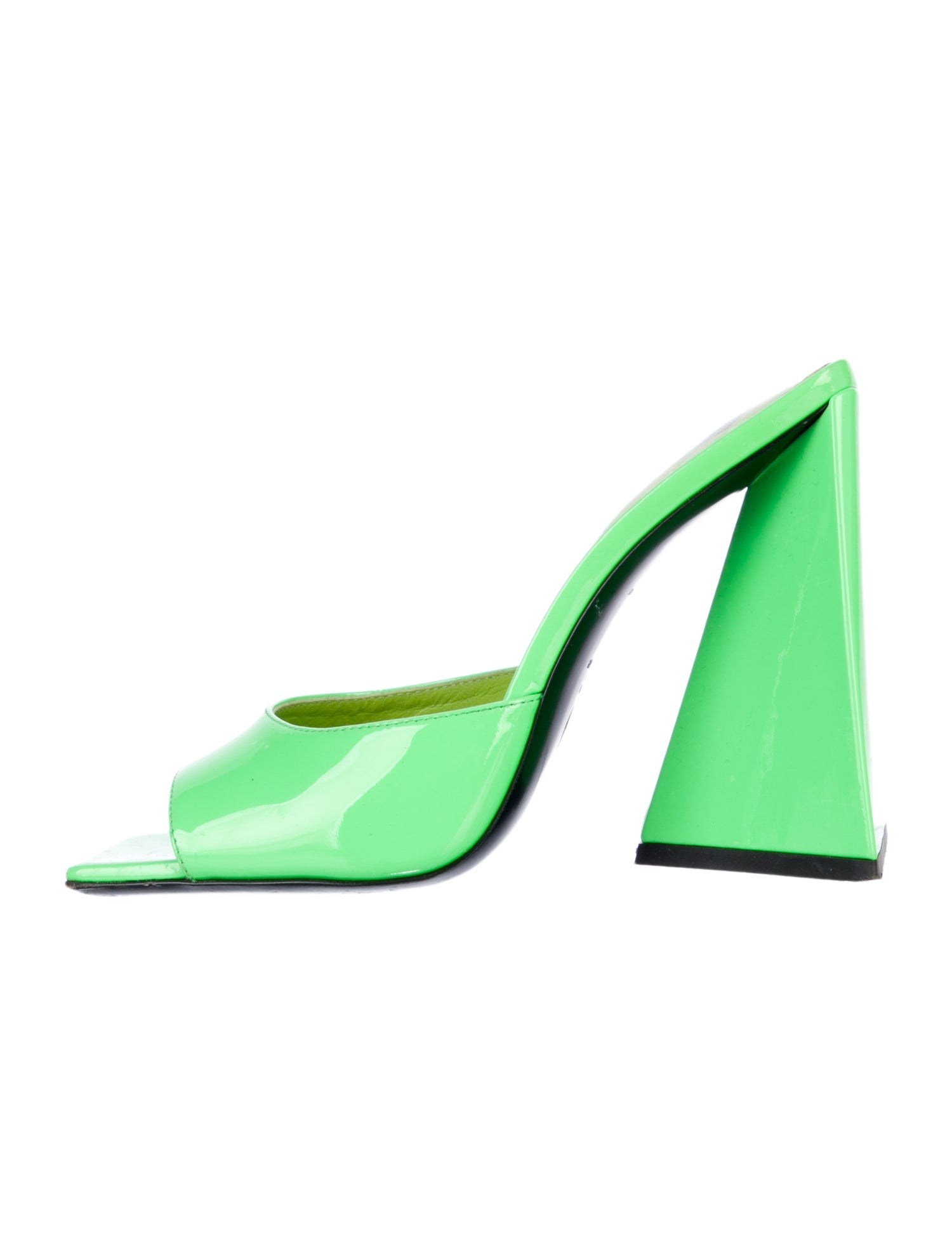 Attico Patent Leather Slides