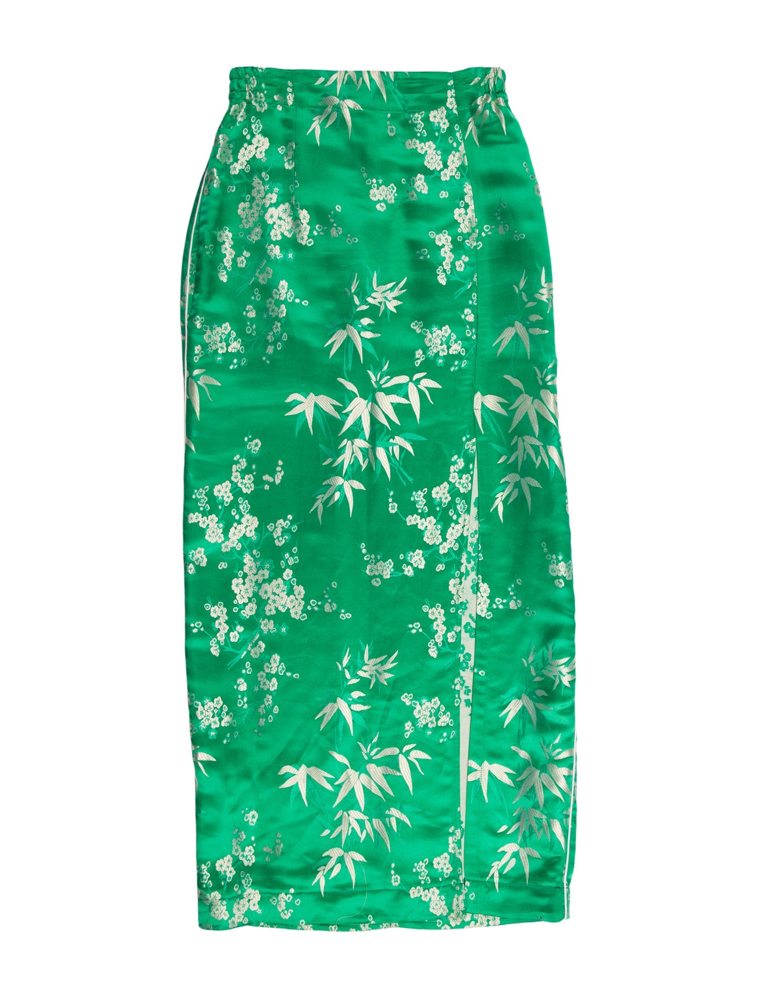 Attico Floral Print Midi Length Skirt