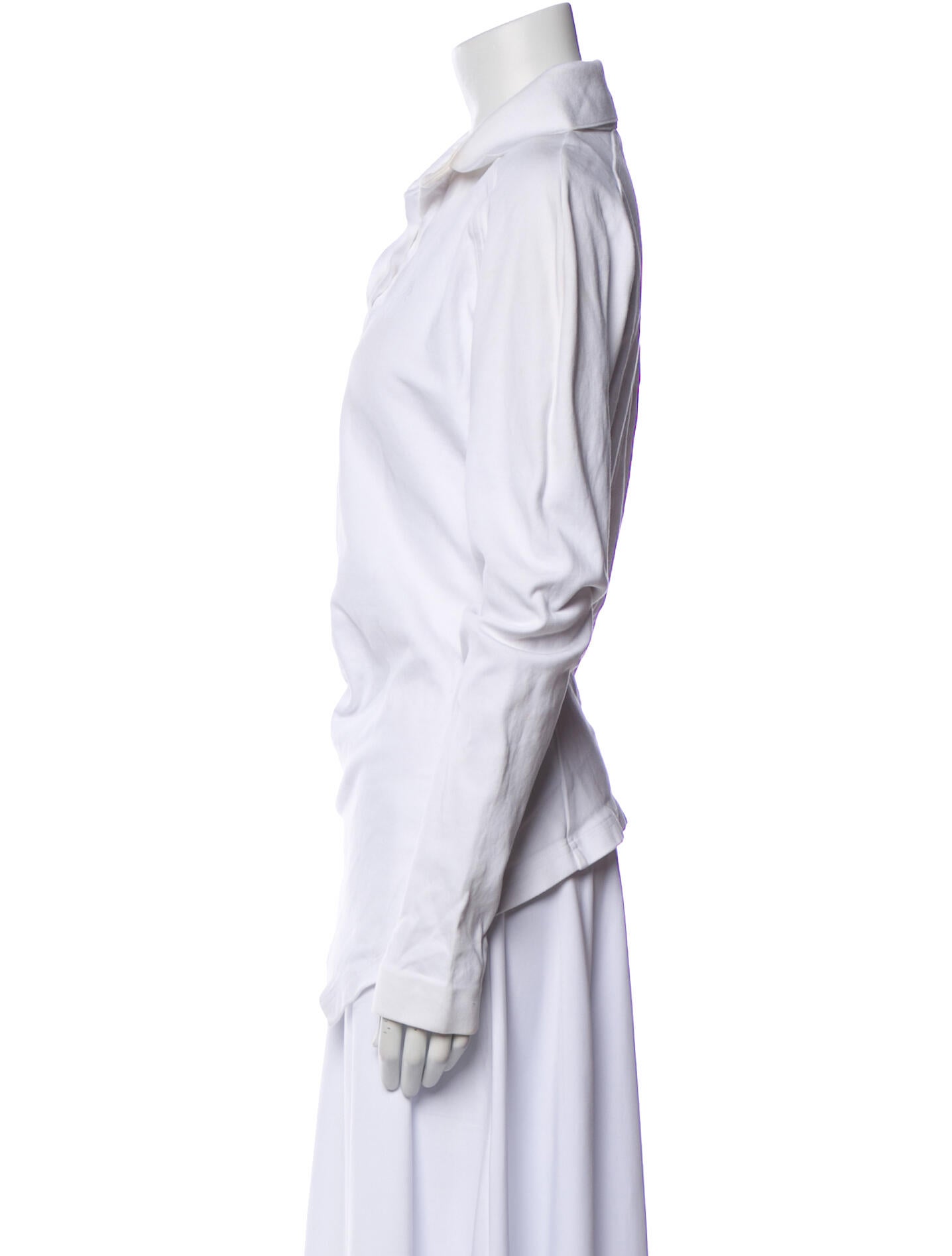 Attico Cowl Neck Long Sleeve Tunic