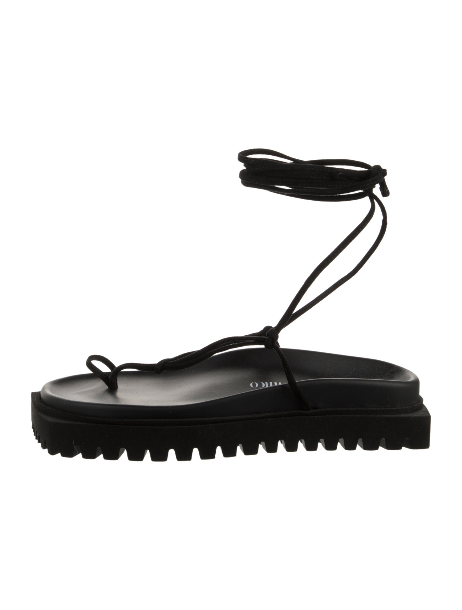 Attico Suede Gladiator Sandals