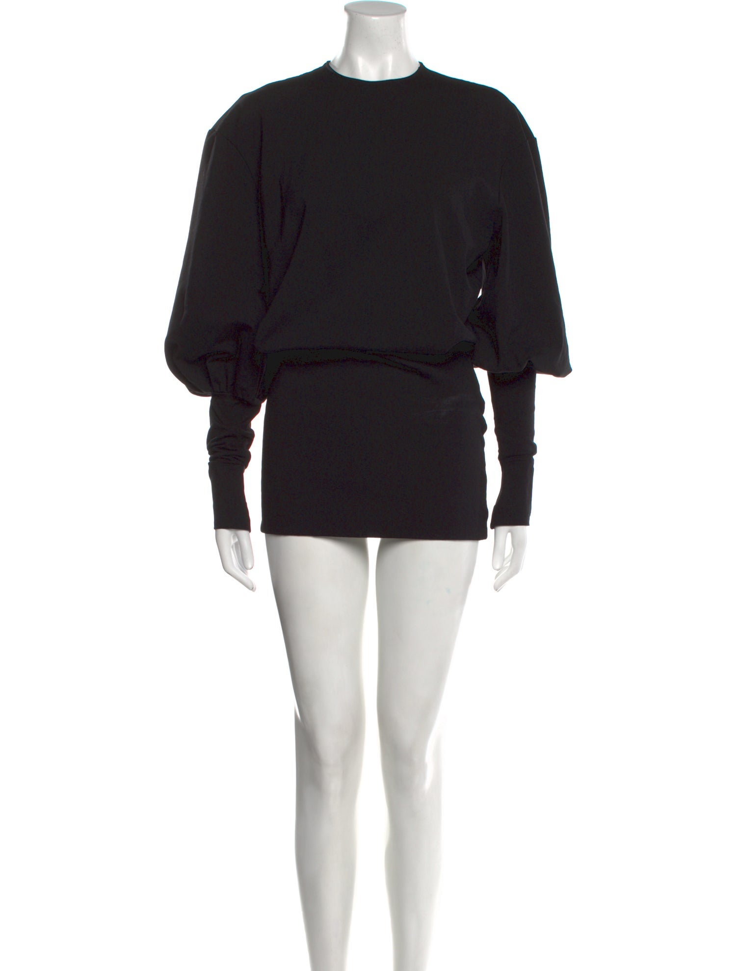 Attico Crew Neck Mini Dress