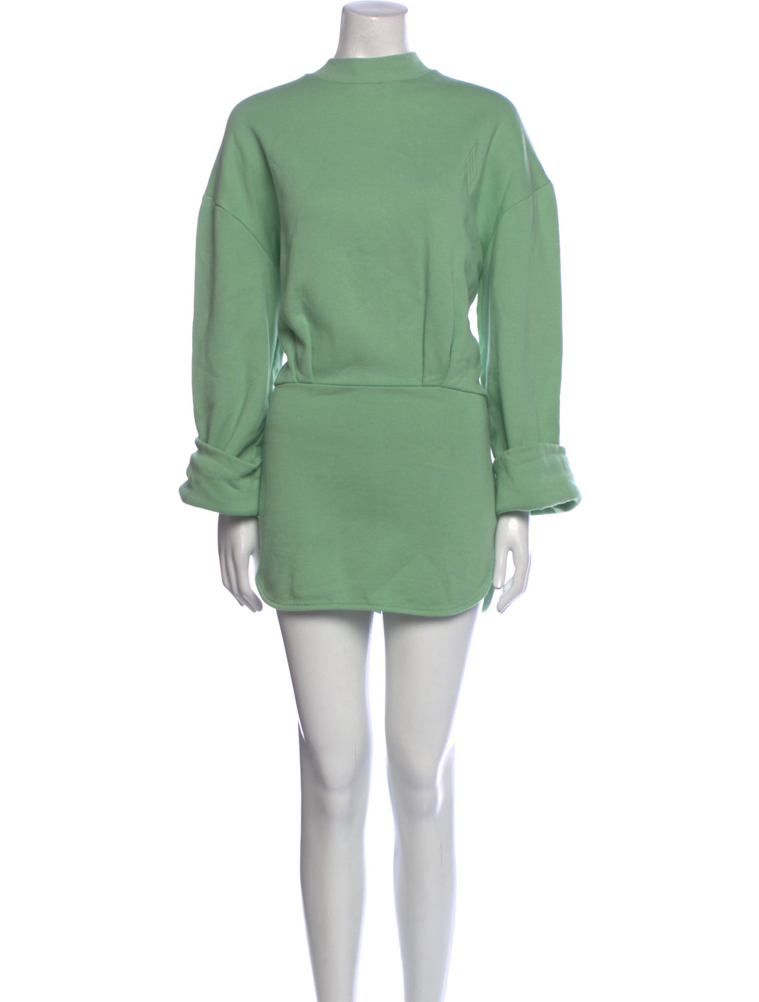 Attico Cowl Neck Mini Dress