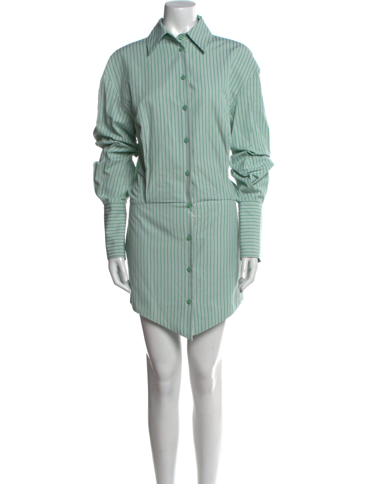 Attico Striped Mini Dress