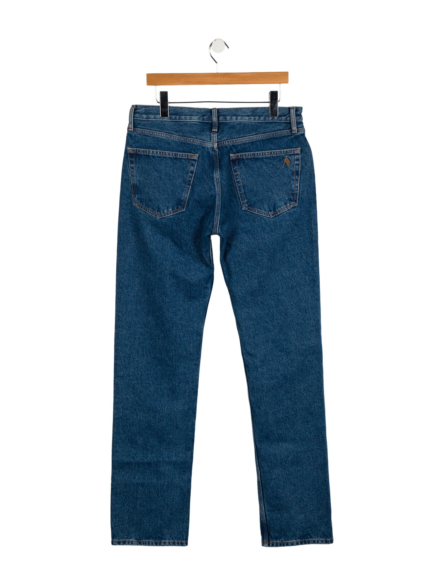 Attico Mid-Rise Wide Leg Jeans