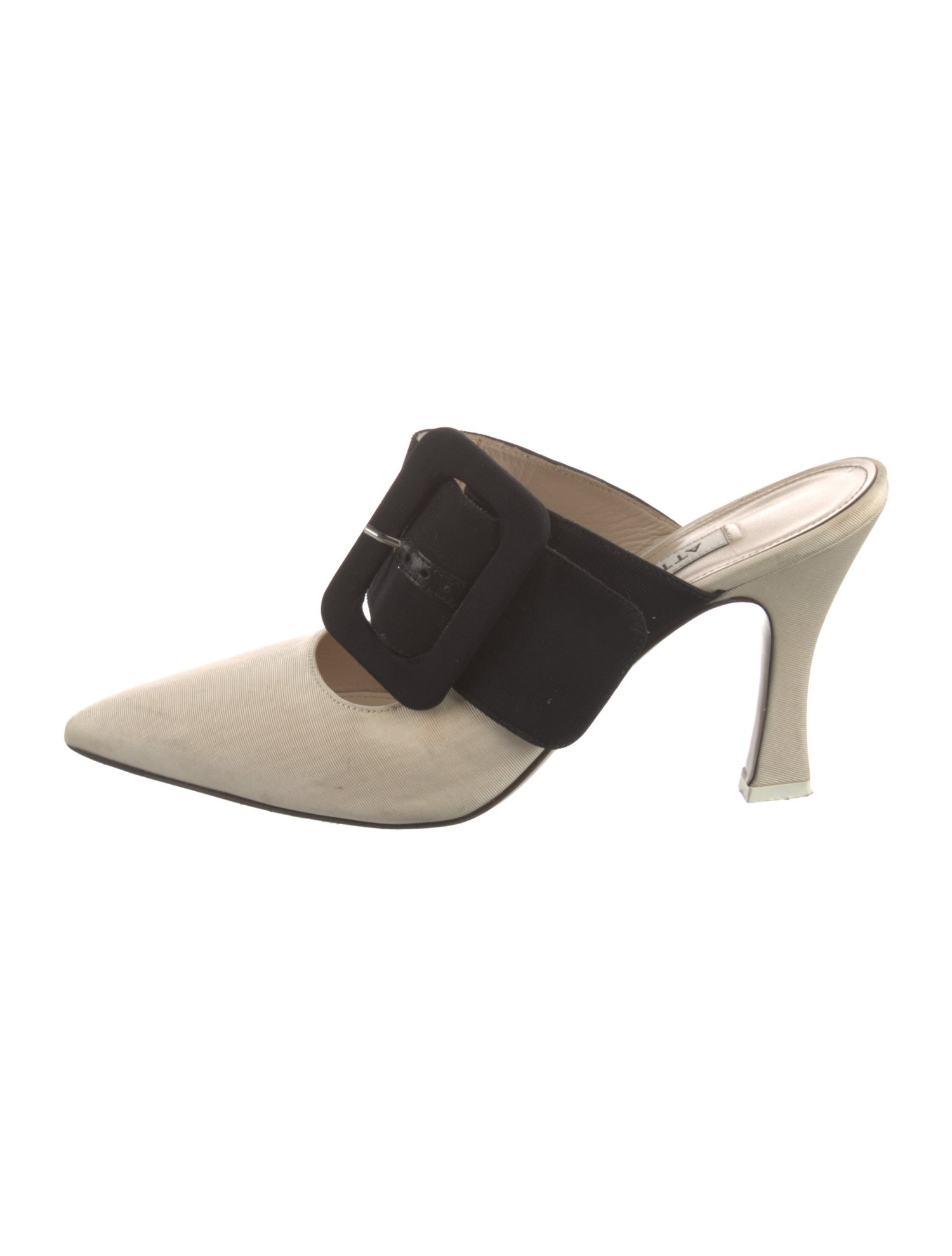 Attico Colorblock Pattern Mules